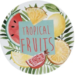 Sous verre design tropical x6^Gifi Online