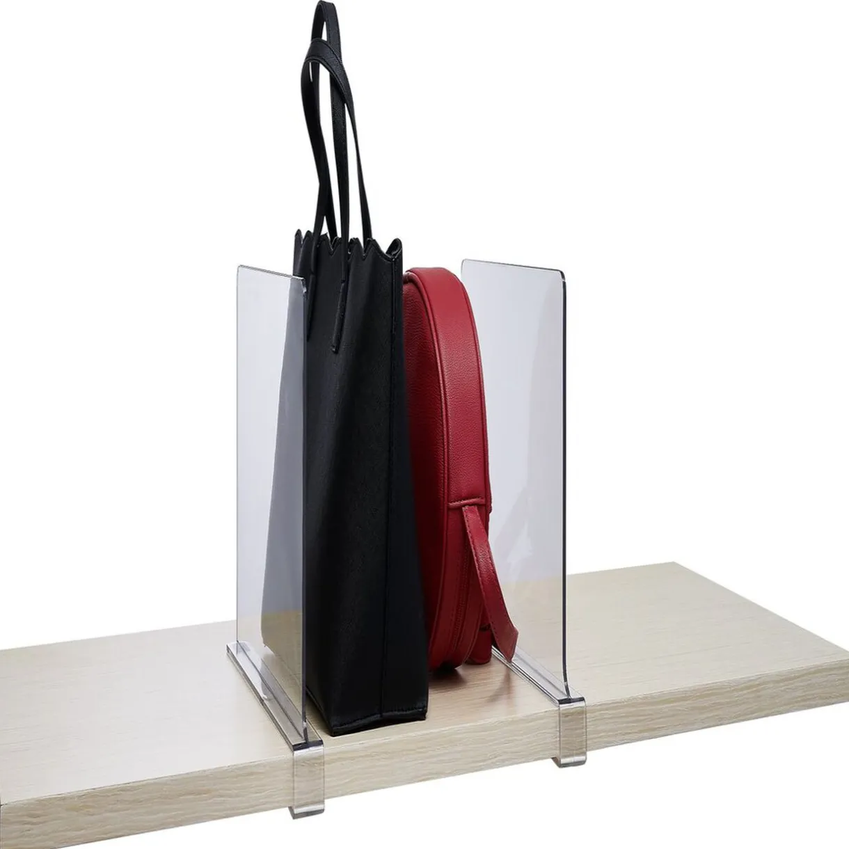 Rangement|Gifi Séparateur d'étagère transparent x2