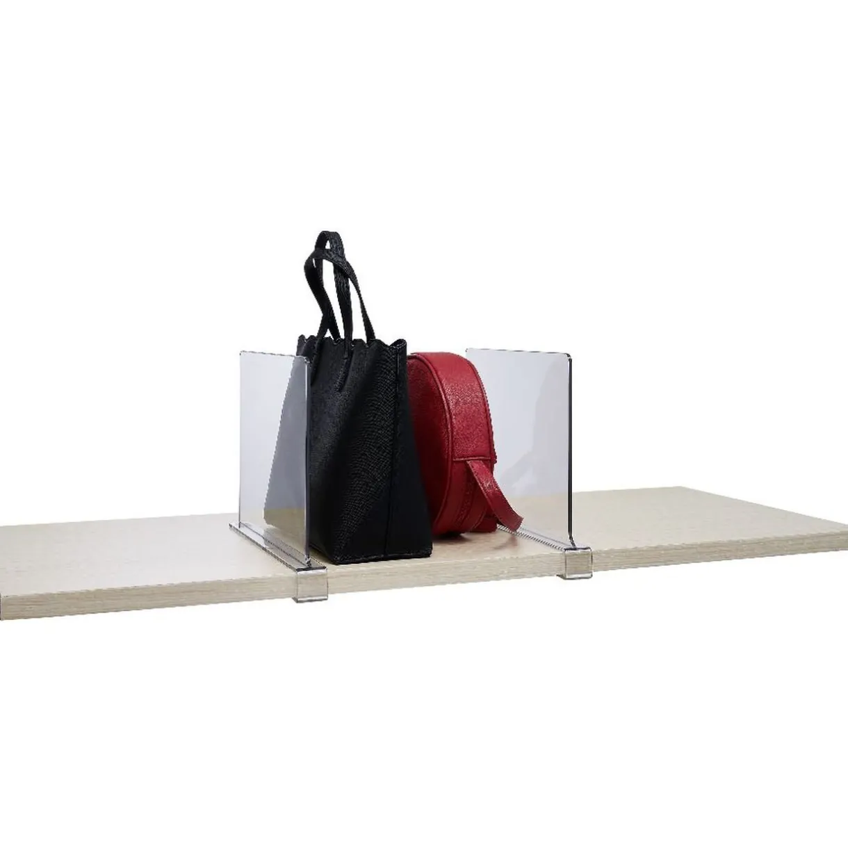 Rangement|Gifi Séparateur d'étagère transparent x2