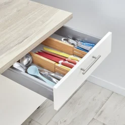 Séparateur extensible de tiroir bambou naturel x2^Gifi Clearance