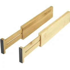 Séparateur extensible de tiroir bambou naturel x2^Gifi Clearance