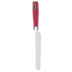 Spatule à crêpe en inox avec manche en polypropylène rouge^Gifi New