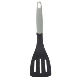 Spatule ajourée polyamide manche en polypropylène gris noir^Gifi Online