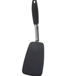 Spatule de cuisine en inox et silicone noir^Gifi Sale