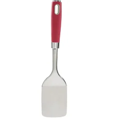 Spatule en inox avec manche en polypropylène rouge^Gifi Hot