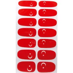 Best Gifi Sticker ongles supporter Turquie x14