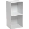 Rangement|Gifi Structure Box Cube 2 cases 35,2x30x69,2cm bois blanc
