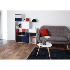 Rangement|Gifi Structure Box Cube 3 cases 35x30x103cm bois blanc