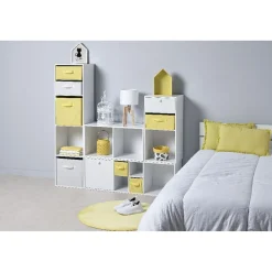 Rangement|Gifi Structure Box Cube 3 cases 35x30x103cm bois blanc