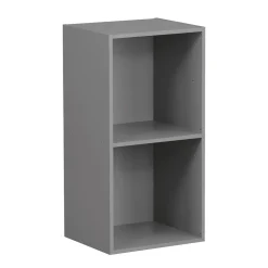Rangement|Gifi Structure Box Cube 2 cases 35x30x70cm bois gris