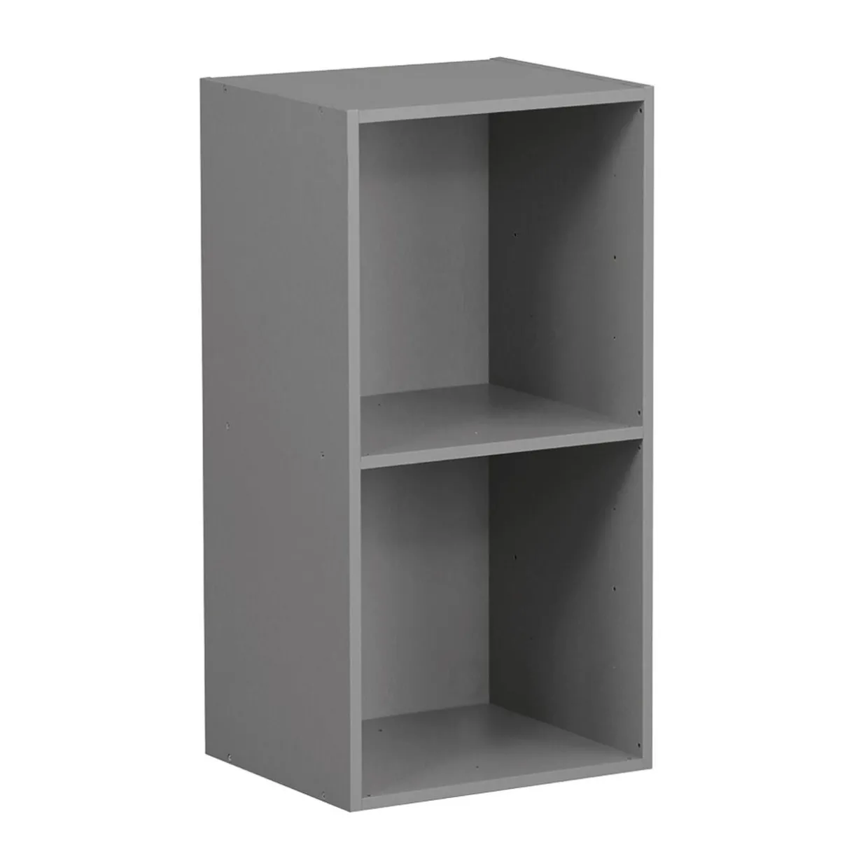 Rangement|Gifi Structure Box Cube 2 cases 35x30x70cm bois gris