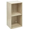 Rangement|Gifi Structure Box Cube 2 cases 35x30x70cm bois naturel