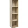 Rangement|Gifi Structure Box Cube 4 cases 35x30x137cm bois naturel