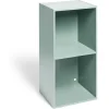 Rangement|Gifi Structure Box Cube 2 cases 35x30x70cm bois vert