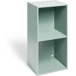 Rangement|Gifi Structure Box Cube 2 cases 35x30x70cm bois vert