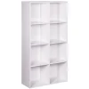 Rangement|Gifi Structure Box Cube 8 cases 69,2x30x137,2cm bois blanc