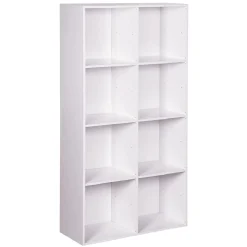 Rangement|Gifi Structure Box Cube 8 cases 69,2x30x137,2cm bois blanc