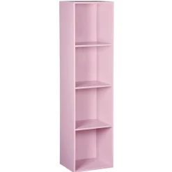 Rangement|Gifi Structure Box Cube 4 cases 35,2x30x137,2cm bois rose