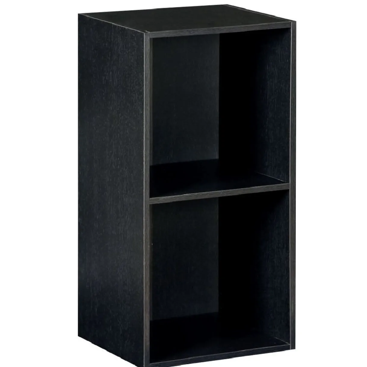 Rangement|Gifi Structure Box Cube 2 cases 35,2x30x69,2cm bois noir