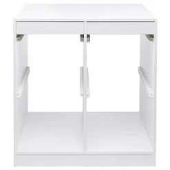 Rangement|Gifi Structure de rangement carrée pour 4 bacs coulissants