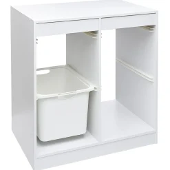 Rangement|Gifi Structure de rangement carrée pour 4 bacs coulissants