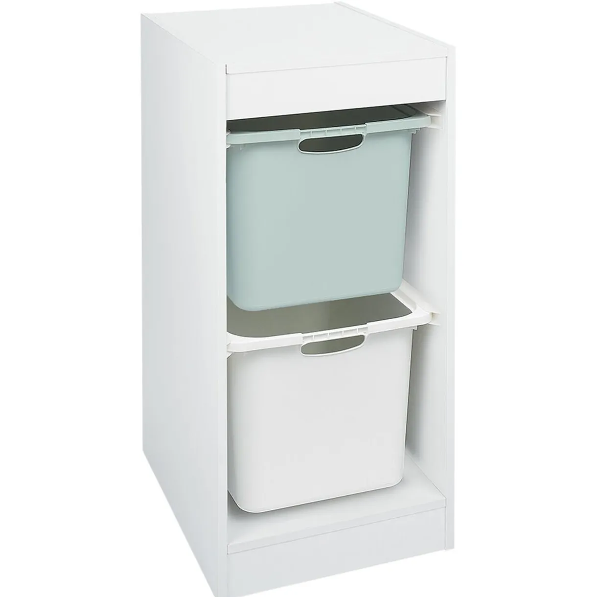 Rangement|Gifi Structure pour 2 bacs de rangement coulissants 44x32,9xH68,3cm