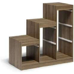 Rangement|Gifi Structure pour bac de rangement 6 cases bois marron