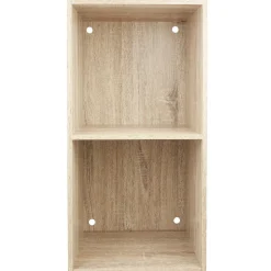 Rangement|Gifi Structure étagère 2 cases bois clair