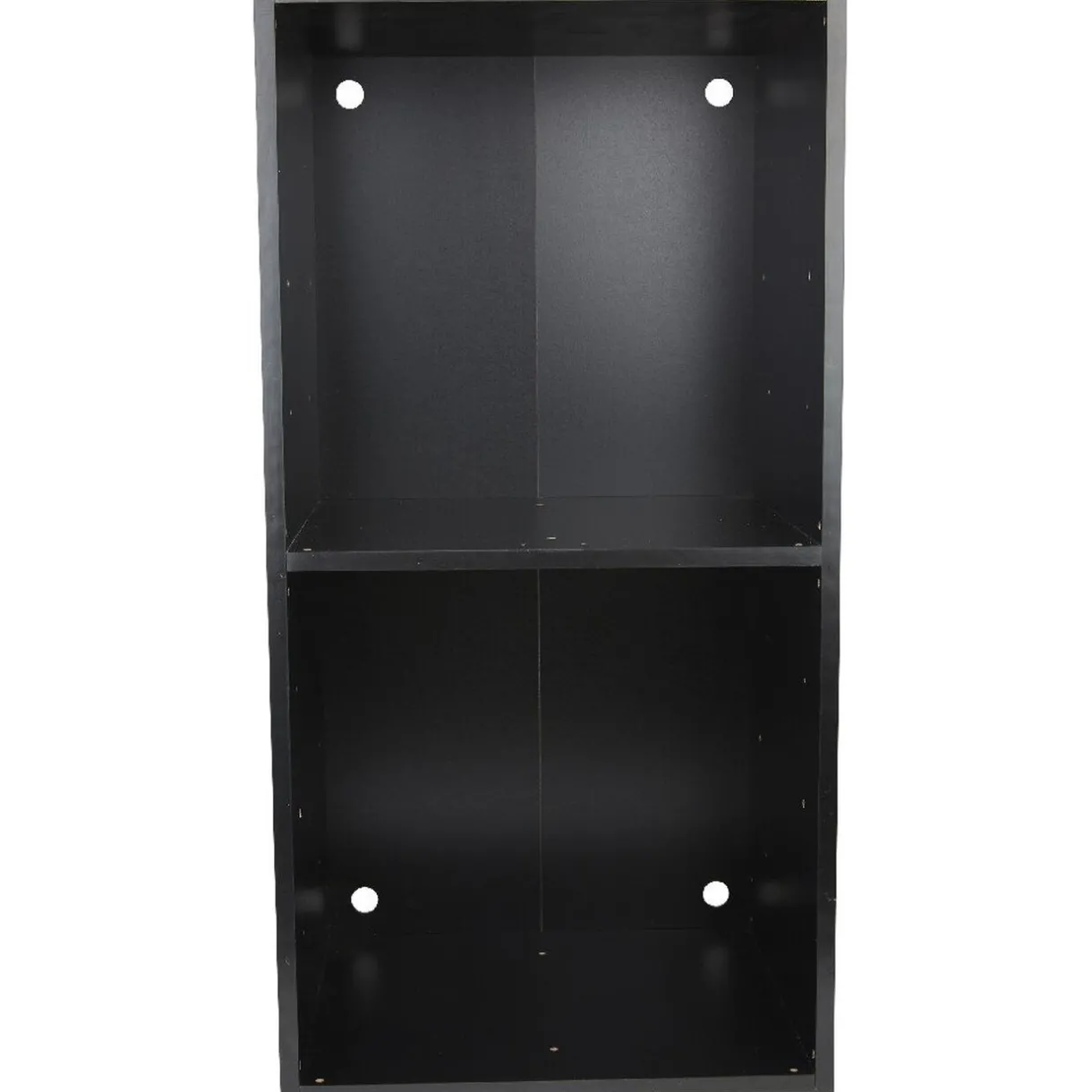 Rangement|Gifi Structure étagère 2 cases bois noir