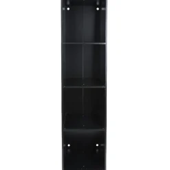 Rangement|Gifi Structure étagère 4 cases bois noir