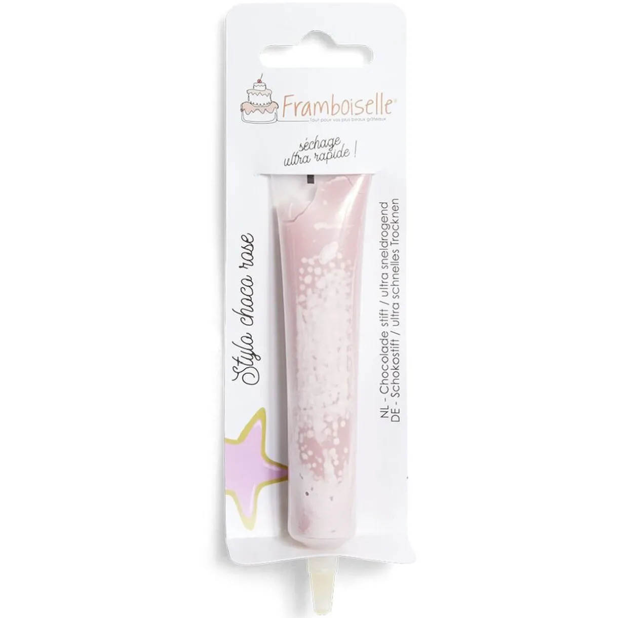 Stylo à pâtisserie choco rose Framboiselle 25g^Gifi Best