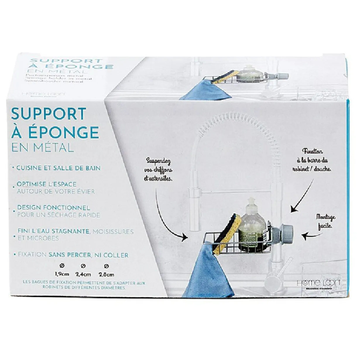 Hot Gifi Support à éponge en métal