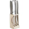 Support bois et 6 couteaux de cuisine^Gifi Outlet