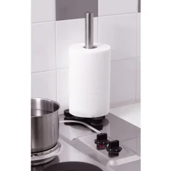 Support essuie tout en inox à ventouses^Gifi Hot