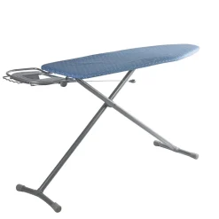 Entretien Du Linge|Gifi Table à repasser avec housse imprimé bleu
