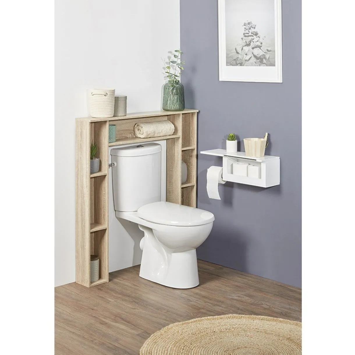 Hot Gifi Tablette dérouleur de papier toilette