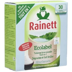 Nettoyage Et Entretien|Gifi Tablette lave-vaisselle tout en 1 Rainett certifié Ecolabel x30