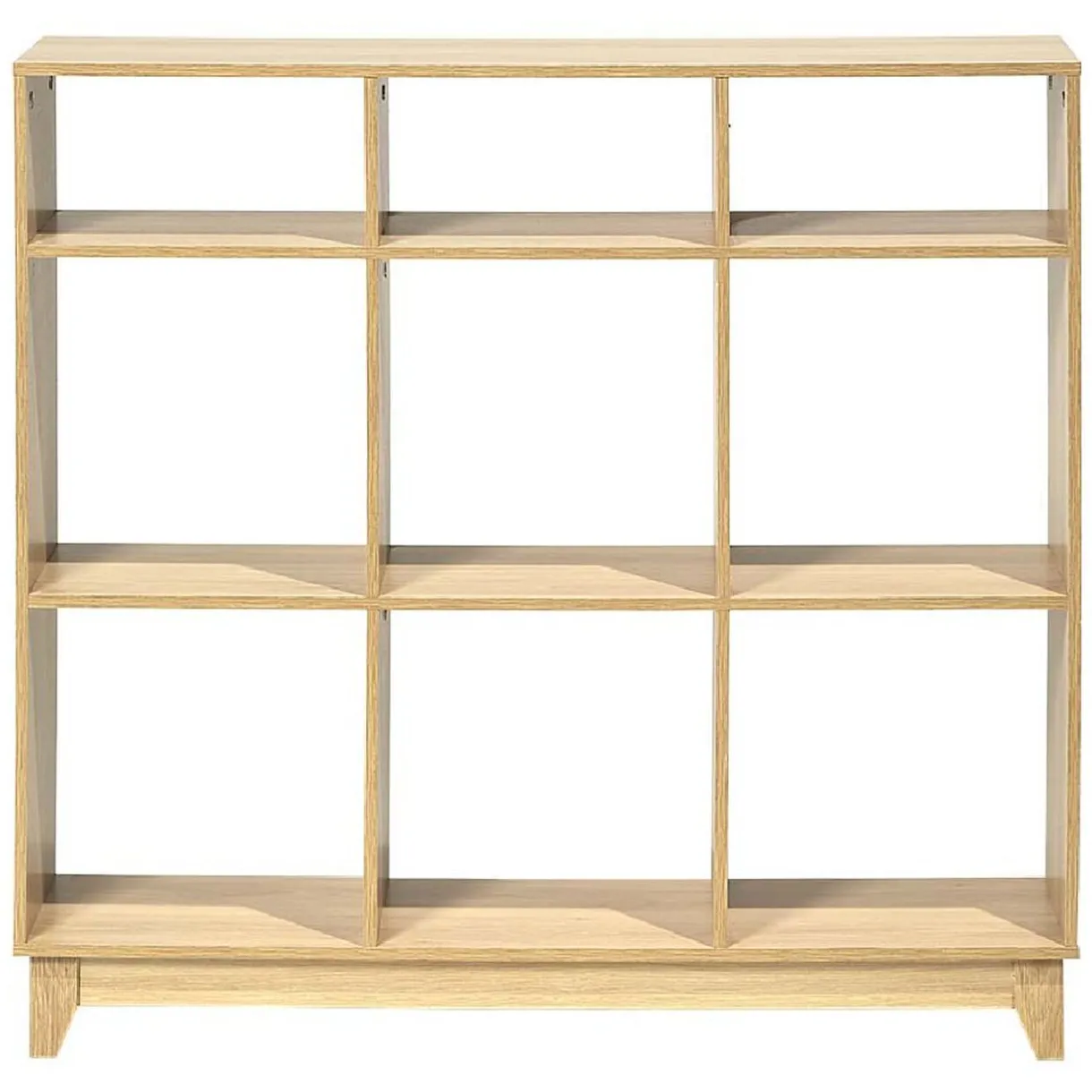 Rangement|Gifi Étagère 9 compartiment bois Dimensions: 102x29,7h96 coul nat