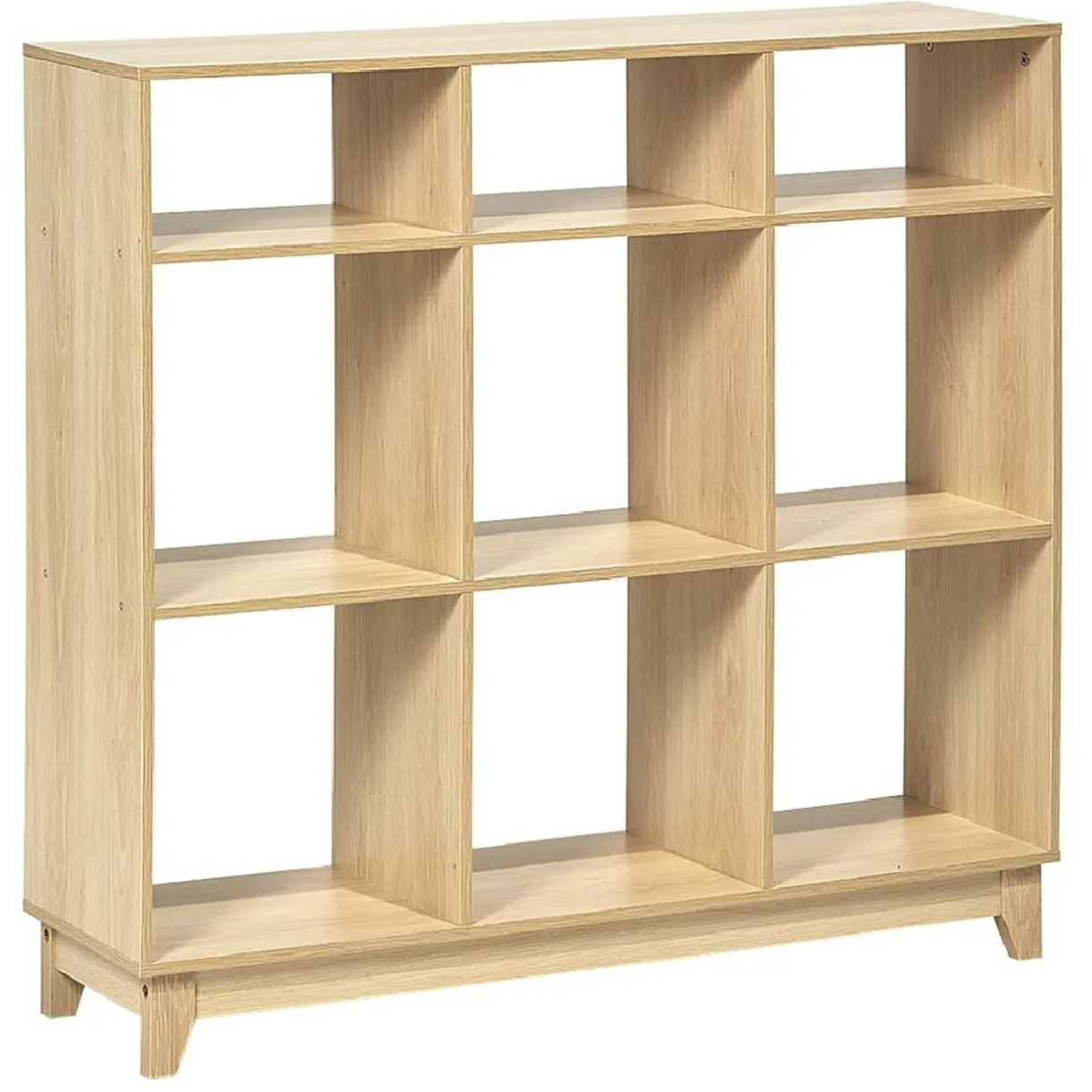 Rangement|Gifi Étagère 9 compartiment bois Dimensions: 102x29,7h96 coul nat