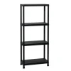 Rangement|Gifi Étagère 4 niveaux ajourés noire