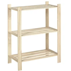 Rangement|Gifi Étagère 3 niveaux en Pin massif