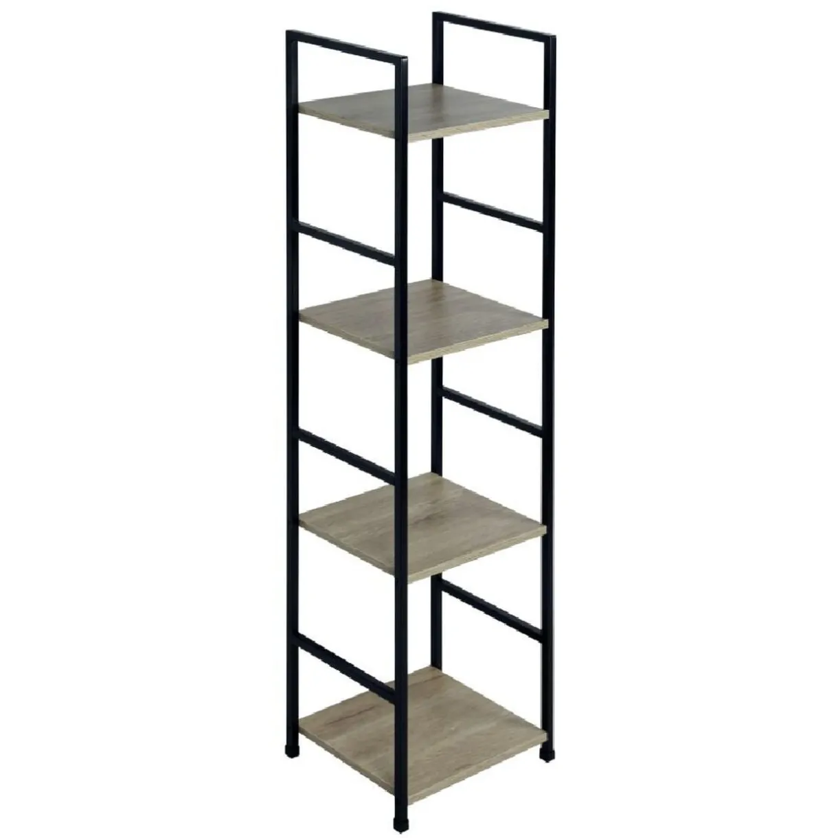 Rangement|Gifi Étagère 4 niveaux Luffi 29,1x23,5x112cm bois et métal