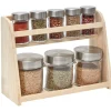 Étagère à épices et ses 8 bocaux^Gifi Discount