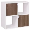 Rangement|Gifi Étagère Adam carré MDF blanche 4 cubes 60xH60x29,5cm