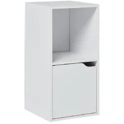 Rangement|Gifi Étagère Adam en bois blanc 2 niches