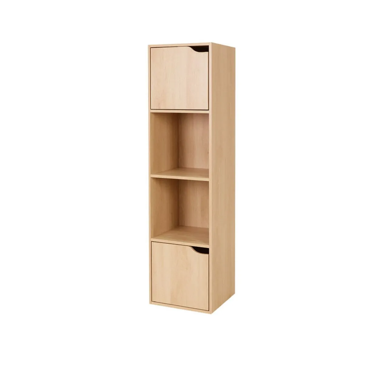 Rangement|Gifi Étagère Adam en bois naturel 4 niches