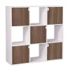 Rangement|Gifi Étagère Adam MDF blanche 9 cubes 90xH90x29,5cm