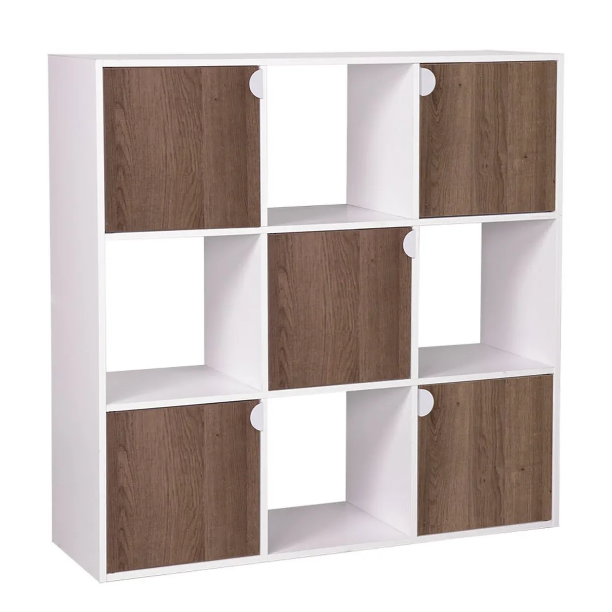 Rangement|Gifi Étagère Adam MDF blanche 9 cubes 90xH90x29,5cm