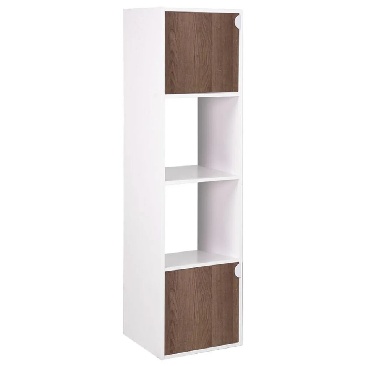 Rangement|Gifi Étagère Adam MDF blanche 4 cubes 30xH120x29,5cm