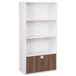 Rangement|Gifi Étagère Adam MDF blanche 4 niveaux 59xH120x29,5cm